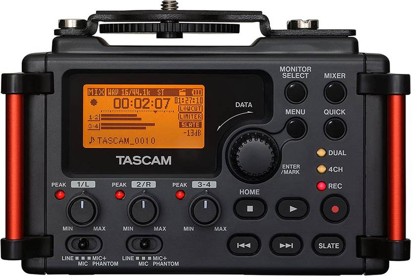 Tascam DR60DmkII 4Input / 4Track Multitrack Field Recorder NA Voice