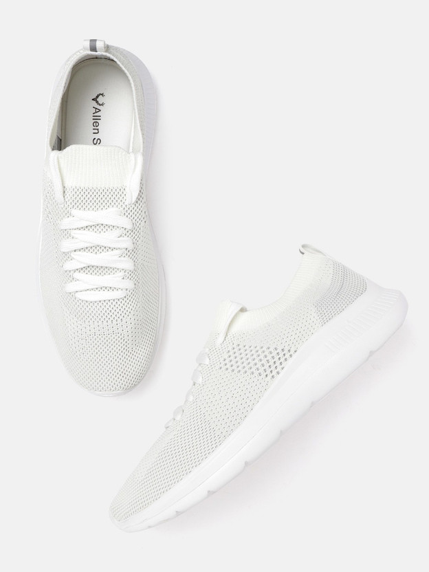 Allen Solly Men White Woven Design 