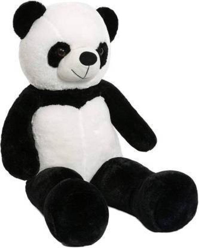 Specsybear Skin Friendly Ultra Soft 4 Feet Panda Teddy Bear for Kids, Lovable Huggable Cute Soft Giant Teddy Bear for Girlfriends/Wife/Kids – Balck & White  - 122 cm(Multicolur)