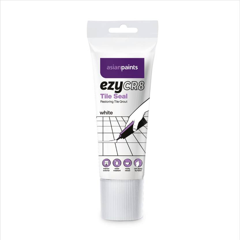 ASIAN PAINTS EzyCR8' Tile Seal, White 200 ml Adhesive Price in India