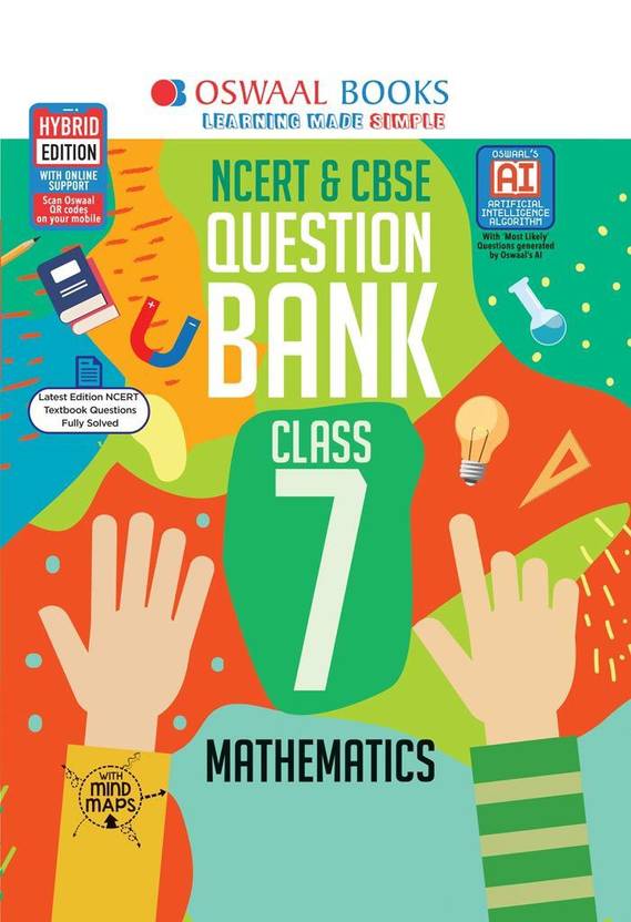 oswaal ncert cbse question bank class 7 mathematics book