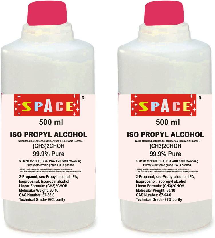 SPACE Isopropyl Alcohol 99 1000ml Cleaner/Cleaning Solution to Clean