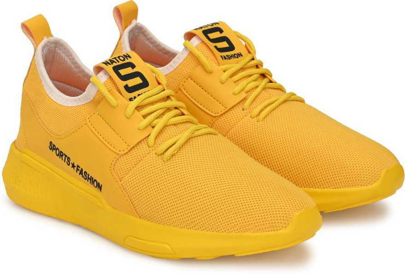 Shoes yellow colour clearance
