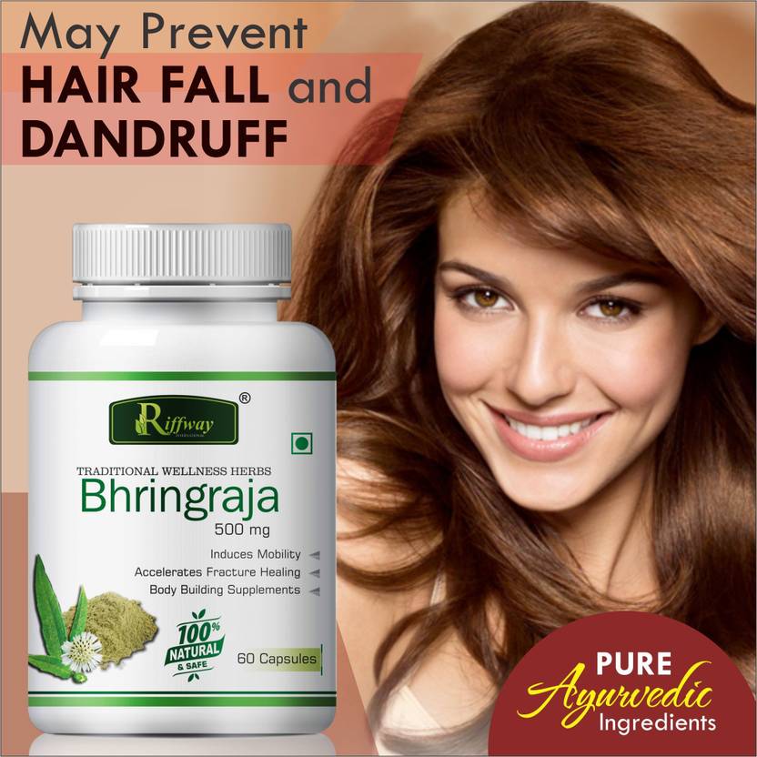 Riffway Bhringraja Organic Wellness To Strenghten Hair Scalp White Skin And Nails Price In 