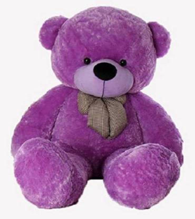 TOYGURU Premium Quality 3 Feet Soft And Very Cute teddy Bear - Purple ...