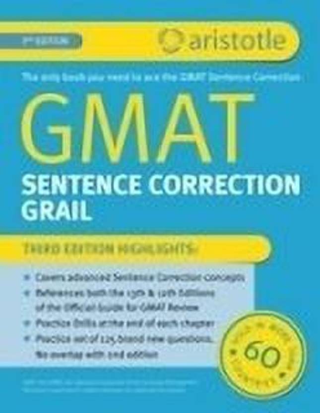GMAT Sentence Correction Grail 3rd Edition 3 ed Edition Buy GMAT