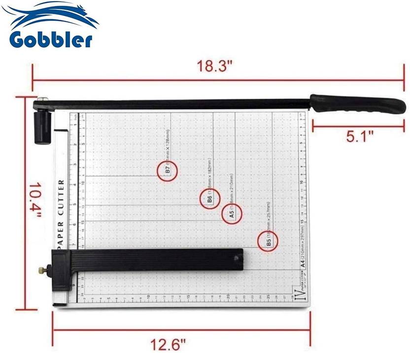 Gobbler Paper cutter Plastic Grip Handheld Paper Cutter
