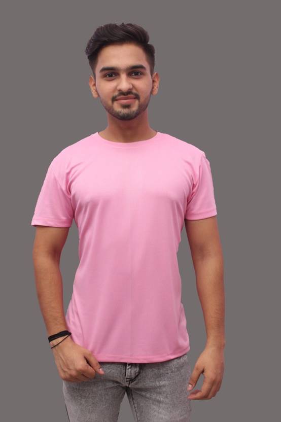 NightOwls Solid Men Round Neck White TShirt Buy NightOwls Solid Men