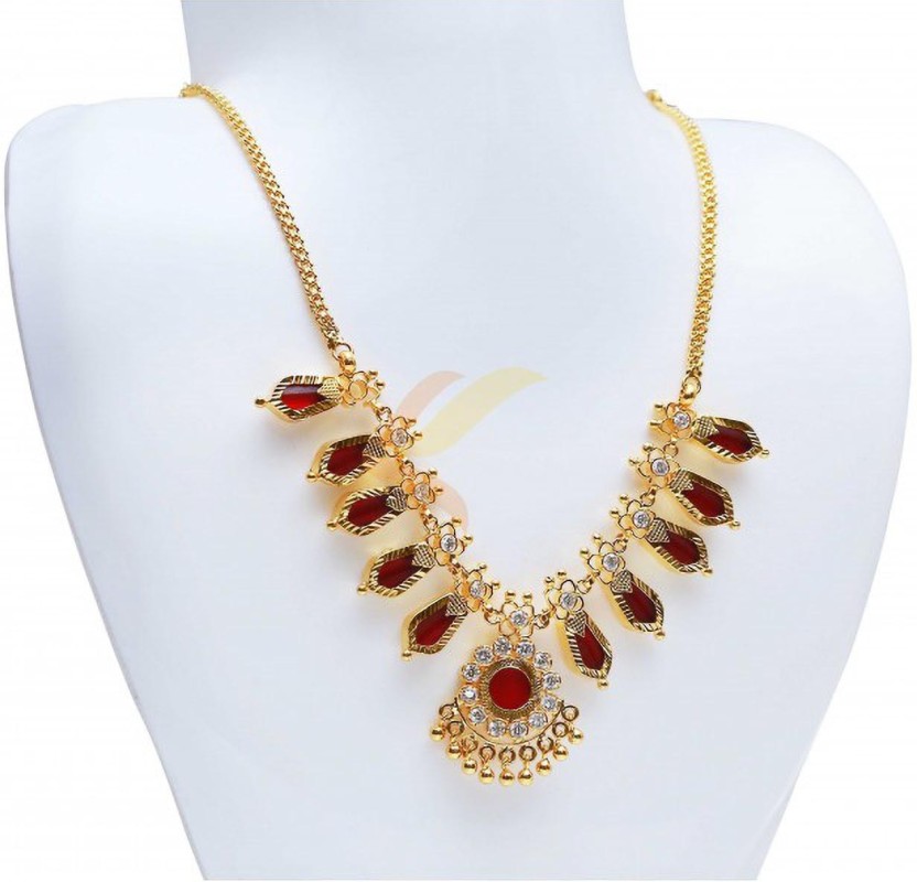 red nagapadam necklace