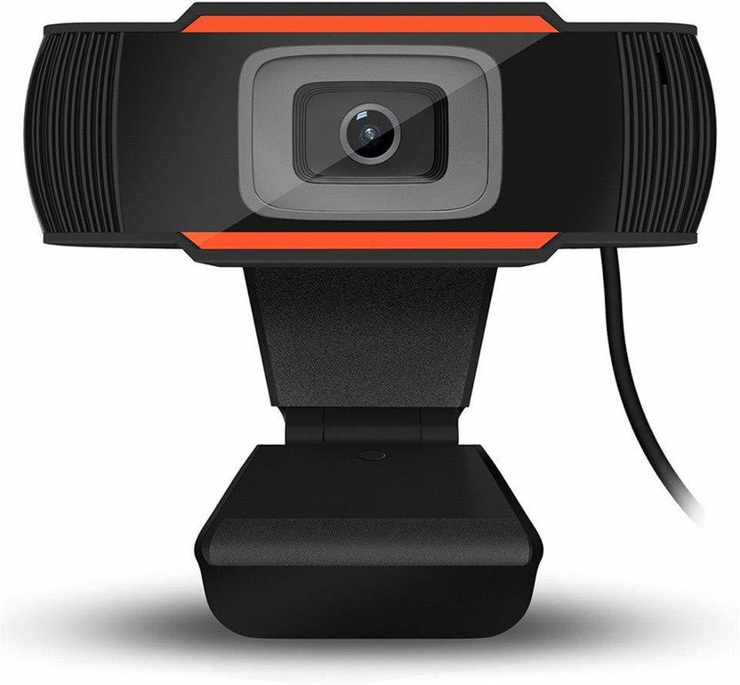 jac J-WebCam 5 MP HD  Webcam with Built-In Microphone USB Connectivity(Black)