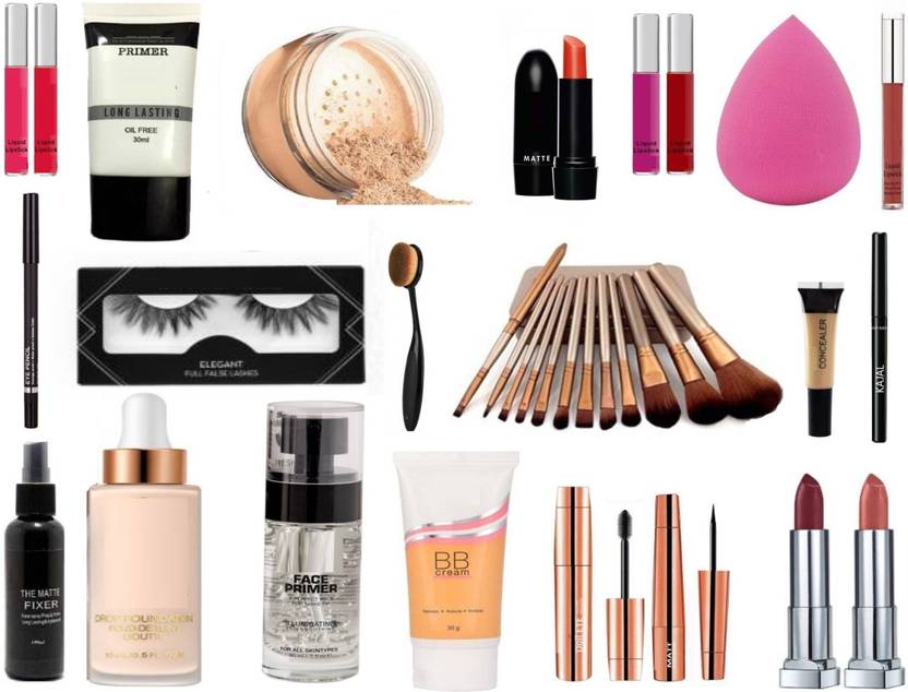 DPDM makeup kit combo set with all makeup products face & eye makeup combo for natural glow