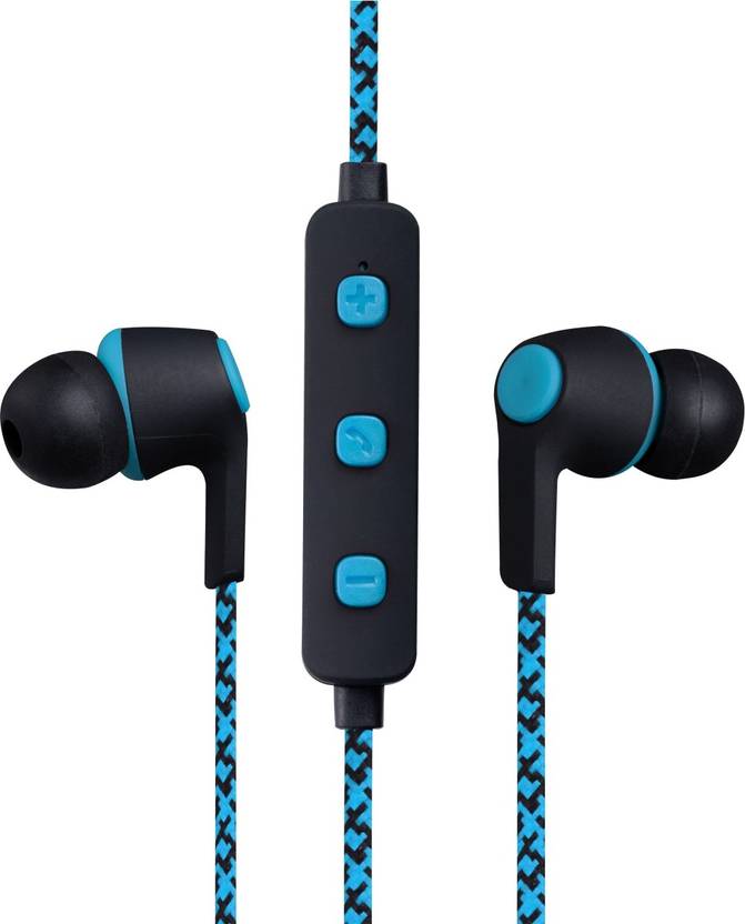 volkano Nylon Braided Cable Bluetooth Earphones with Mic Wired Headset Price in India Buy
