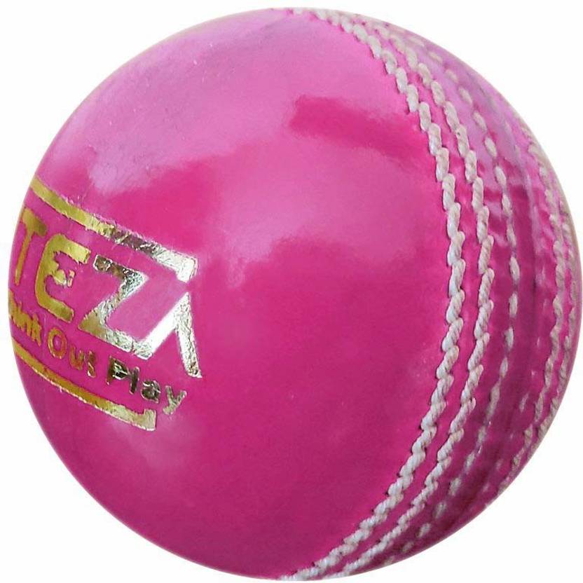 Viteza Pink Leather Cricket Balls, 156gm, 4pc Set of 2 Balls (4550