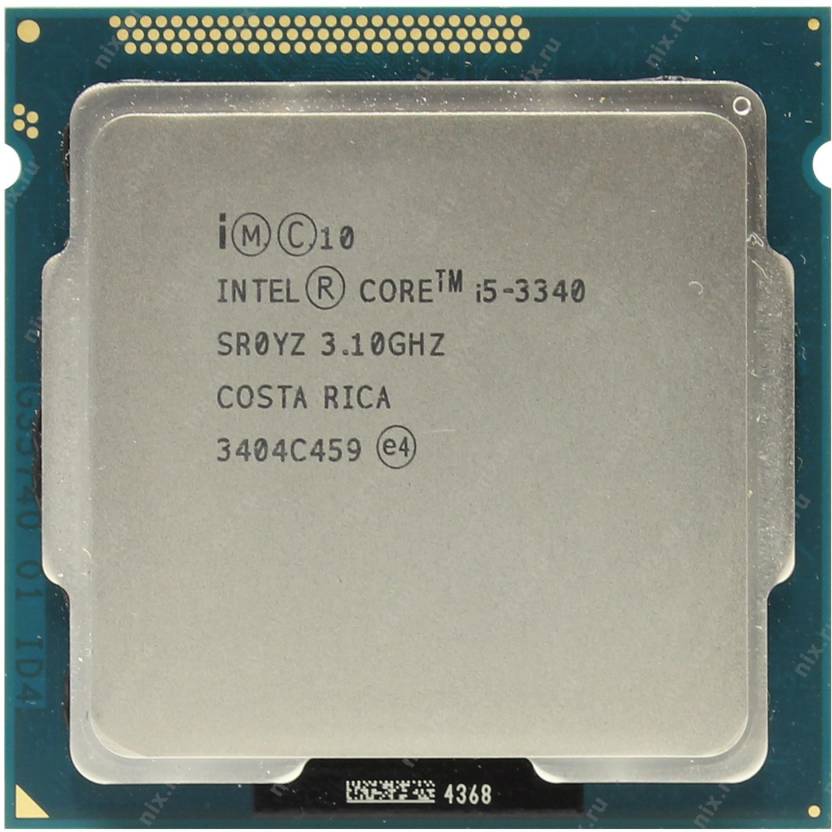 Intel i5 3340 3.1 GHz Upto 3.3 GHz LGA 1155 Socket 4 Cores 6 MB Smart