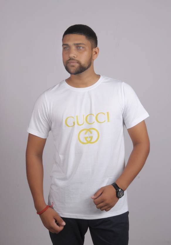 FALCOFIT Printed Men Round Neck White T-Shirt - Buy FALCOFIT Printed Men  Round Neck White T-Shirt Online at Best Prices in India 