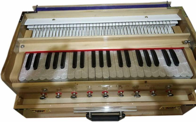 Naad Indian Calcutta Premium Portable Harmonium Standard 3 1/2 Octave