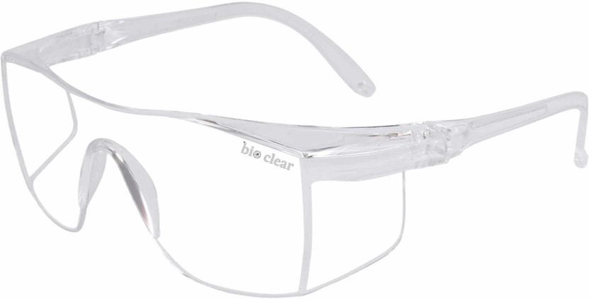 bio clear wrap around Eye safety goggles full cover bio clear wrap around safety goggle for welding, dust protection. Laboratory, Wood-working, Power Tool  Safety Goggle(Free-size)
