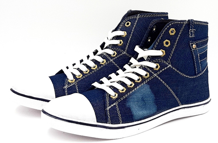 Buy ZONAC Exclusive Denim boots for men 