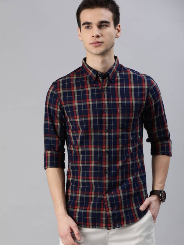LEVI'S Men Checkered Casual Multicolor Shirt - Buy LEVI'S Men Checkered  Casual Multicolor Shirt Online at Best Prices in India 