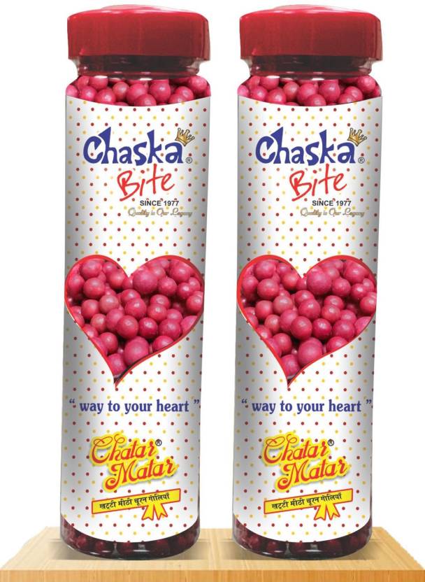 CHASKA BITE |Chatar Matar|Candies|Khatti Meethi|Chatpati Goli|Pack of 2 ...