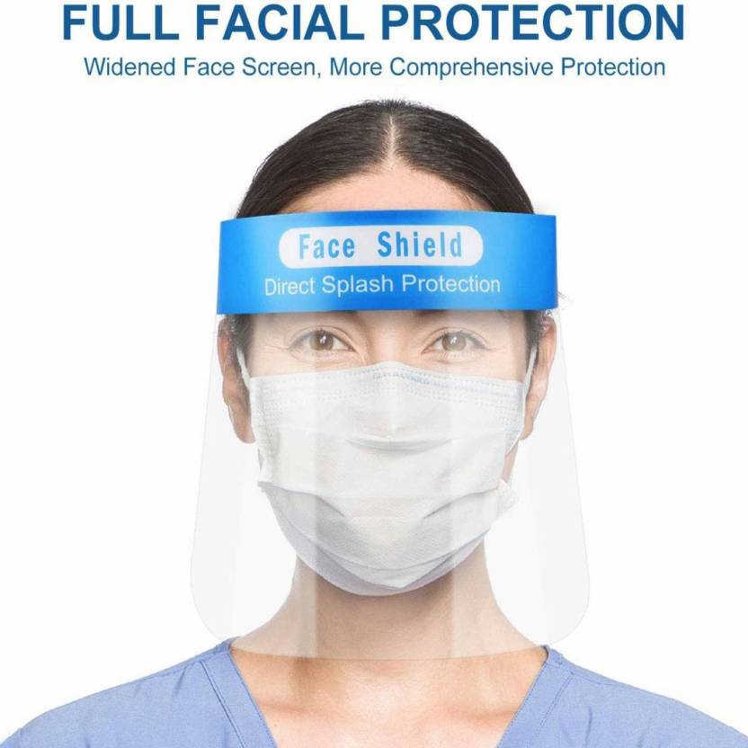 URBAN MED Full Face Shield Mask, face shield mask reusable FHDFG2177 ...