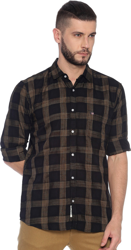 Black and gold striped shirt clearance