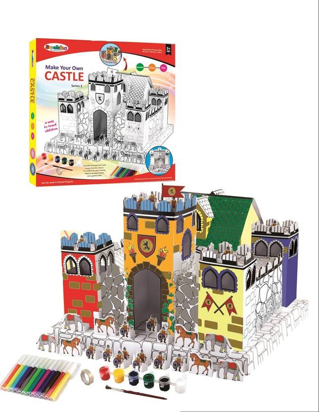 Seekho Make Your Own Castle House Building Art & craft activity kit