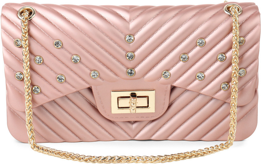 Pink and gold purse Clearance