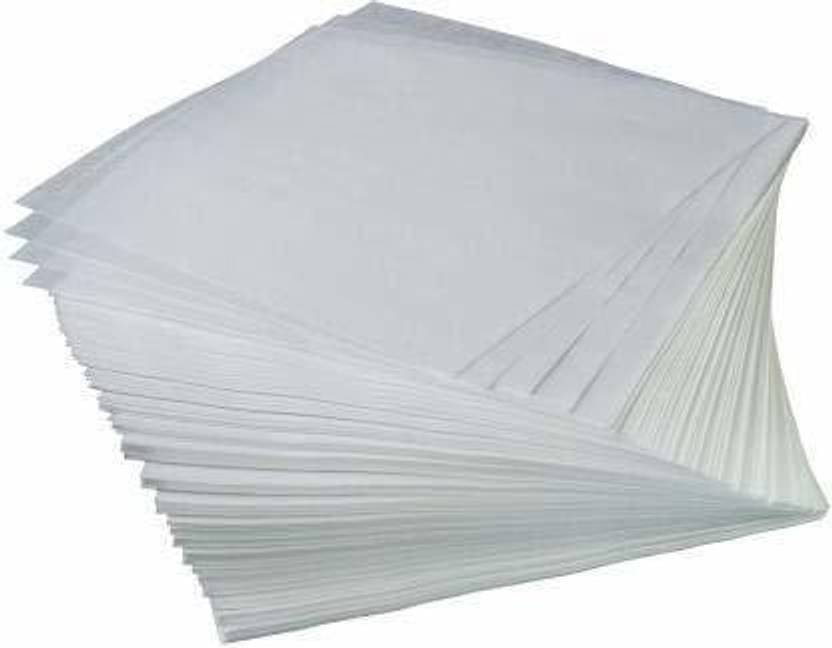 Hometail INDIA Butter Paper Sheets in White (Pack of 100) Parchment