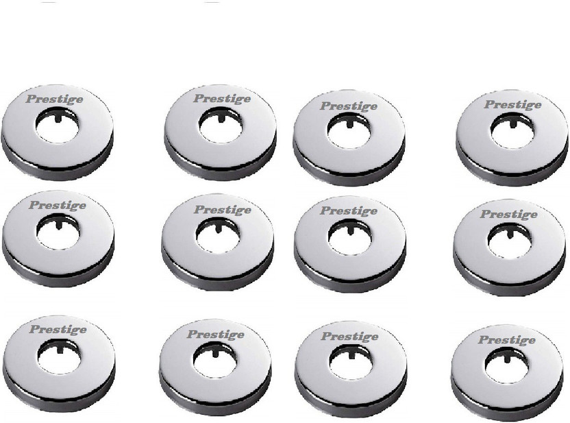 Prestige Wall Flange Set Of 12 For Bib Cock Sink Cock Angle Cock Bathroom Kitchen All type Taps Flange Faucet(Spread Fit Installation Type)