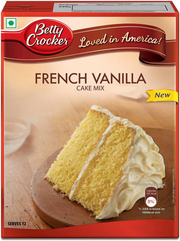 Betty Crocker French Vanilla Cake Mix 520 g Price in India Buy Betty