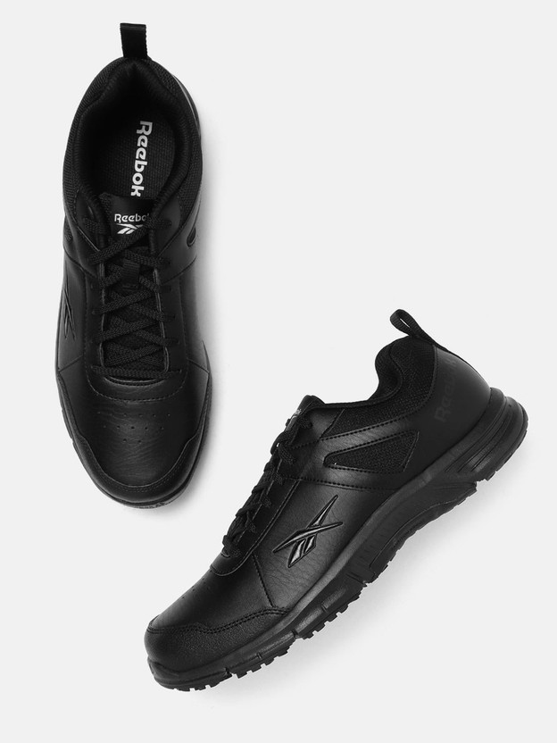 REEBOK Men Black Solid School Sports 