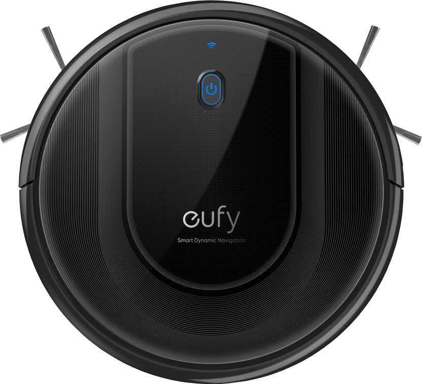 Eufy by Anker Robovac G10 Hybrid Robotic Floor Cleaner with Powerful Suction,Drop-sensing Technology with 2 in 1 Mopping and Vacuum (WiFi Connectivity, Google Assistant and Alexa)(Black)