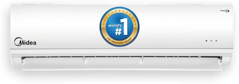 Midea 1 Ton 5 Star Split Inverter AC - White  (12K 5 Star Santis Pro Ryl Inverter R32(MI004)/12K 5 Star Inverter R32 ODU(MI004), Copper Condenser)