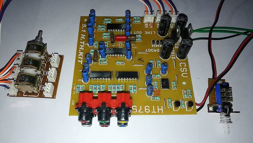 Salcon Electronics Hi-Fi 5.1 Prologic Decoder PreAmp Kit Audio Board