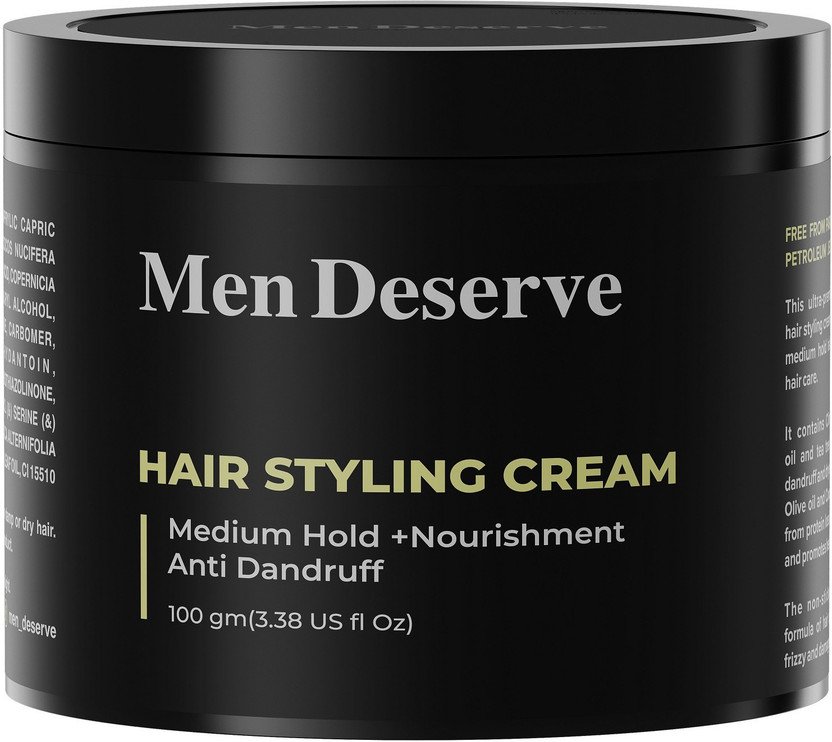 Men Deserve Hair Styling Cream Hair Cream(100 g)