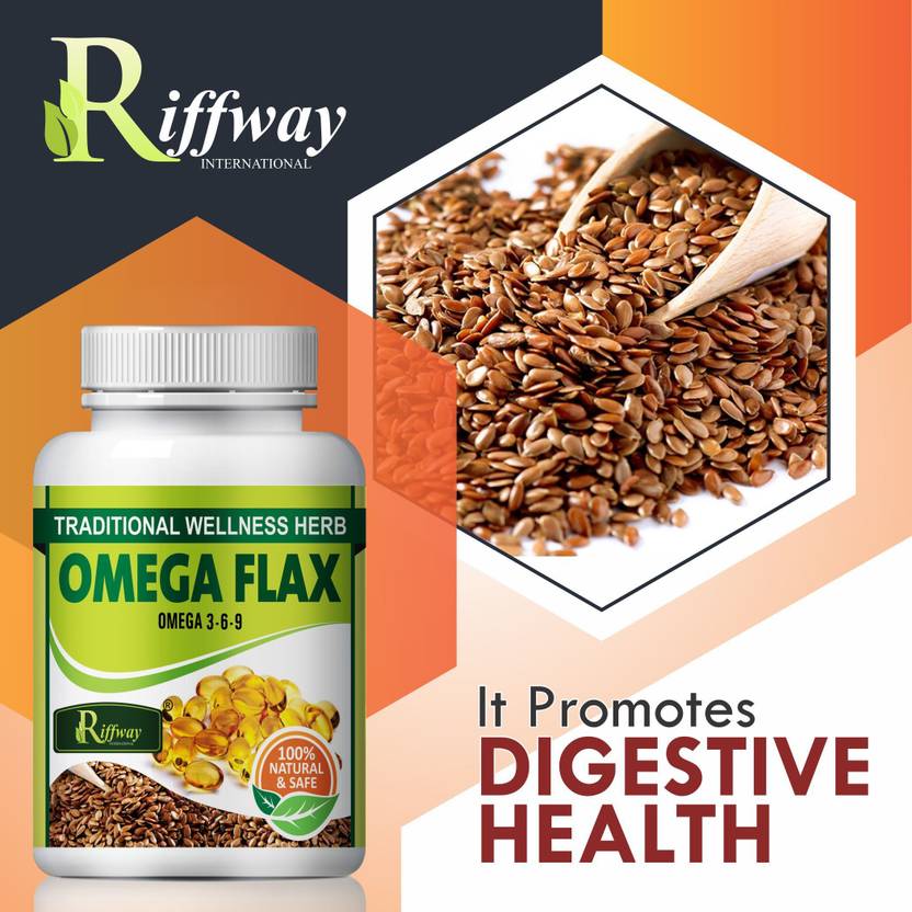 Riffway Omega Flax Natural Supplement Improves Overall Body Immunity