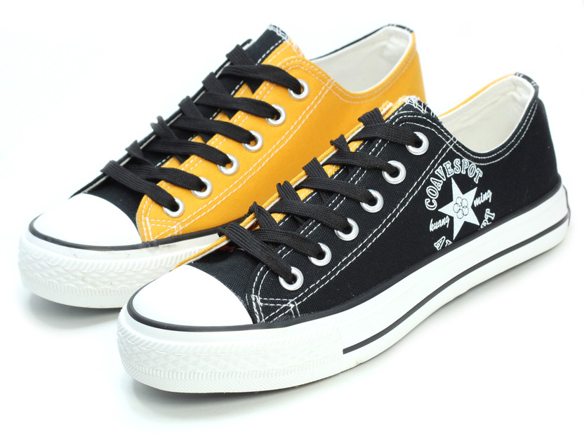 Two different colored shoes online clearance