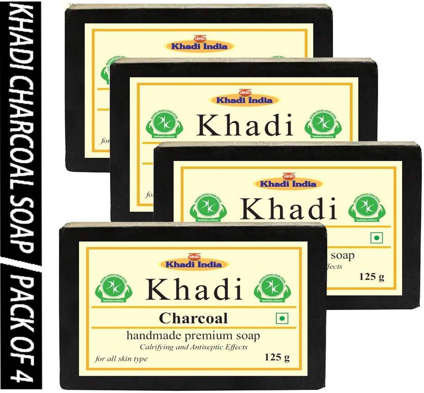 Premium Khadi Activated Charcoal Soap Price in India Buy Premium