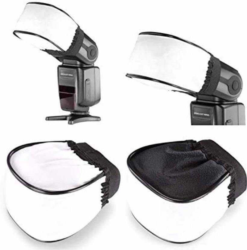 VTS Universal Soft Mini Flash Reflector Bounce Diffuser Cap for on or Off Camera, Mini Flash