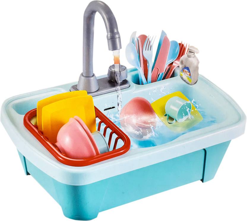 Toyshack Premium Pretend Play Kitchen Sink Toys, Electric Dishwasher