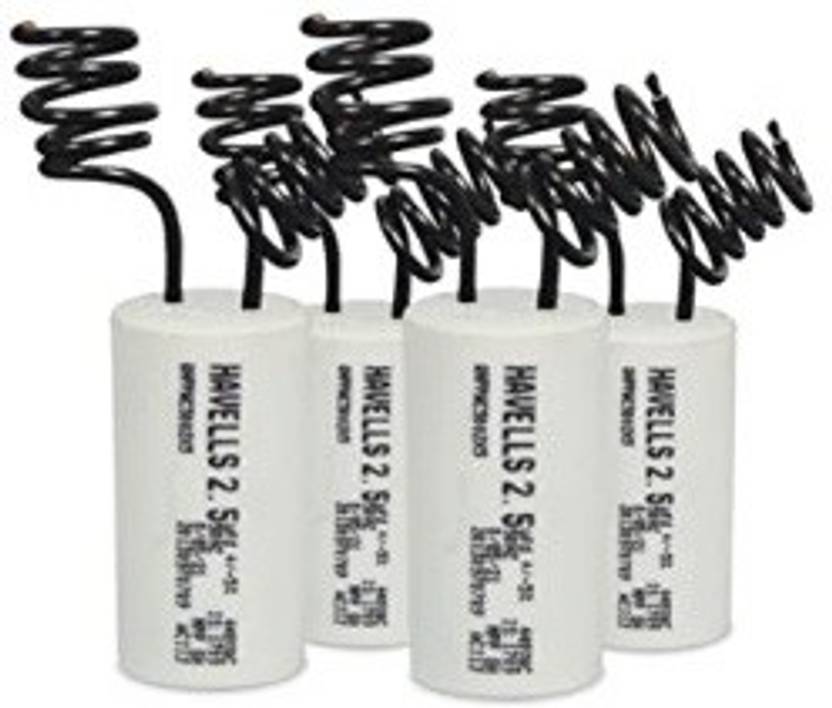 HAVELLS Havell's 2.5 mfd fan capacitor (Pack of 4) Motor Control