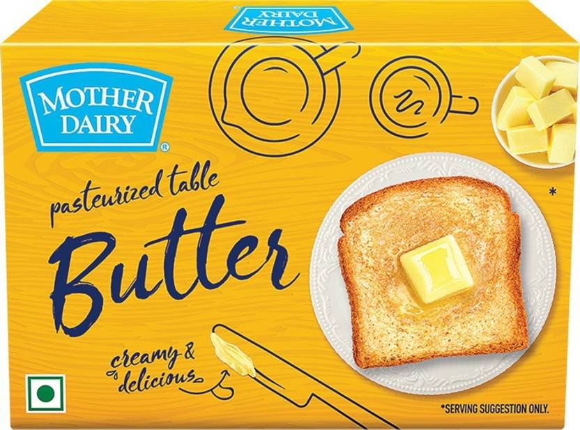 MOTHER DAIRY Pasteurised Salted Butter Price in India Buy MOTHER