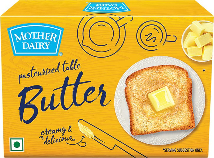 MOTHER DAIRY Pasteurised Salted Butter(100 g)