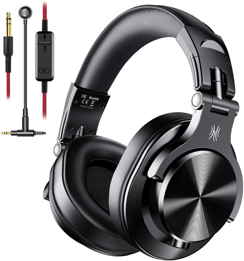 Oneodio A71 (Black) Wired(Black, On the Ear)