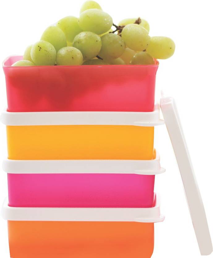 TUPPERWARE Rectangle Refrigerator Container Keep Tab - 160 ml Plastic ...