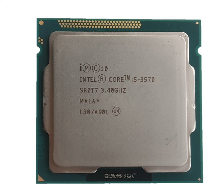 Intel Intel Core i5 3570 Best Performance 3rd Generation 3.4 GHz LGA 1155 Socket 4 Cores Desktop Processor(Silver) - Flipkart Deal