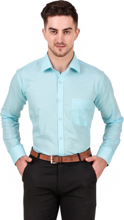 Light cyan color shirt clearance