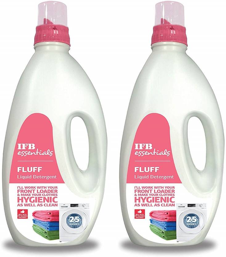 IFB FLUFF LIQUID DETERGENT 2 BOTTLES OF 1 LITTR MultiFragrance Liquid
