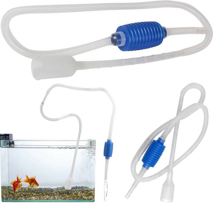 Water Area Aquarium Fish Tank Siphon Gravel Cleaner Syphon Manual Water